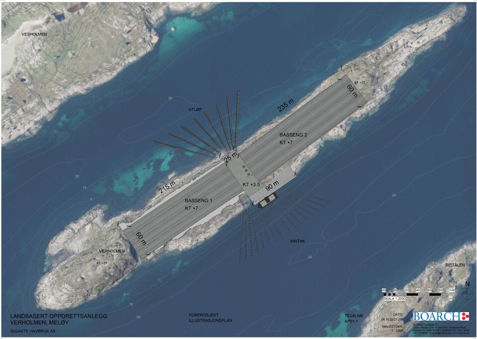 How Fish Farming International planned to develop Verholmen.