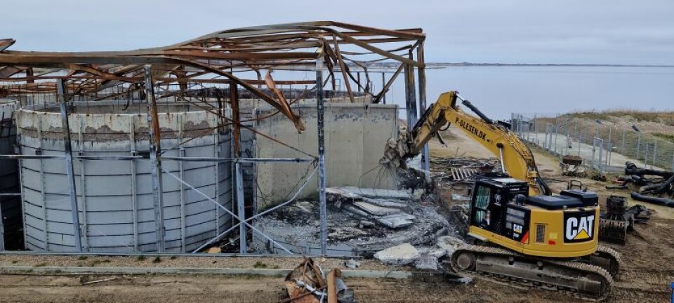 Atlantic Sapphire demolishes blaze wreckage in ‘new beginning’ for site