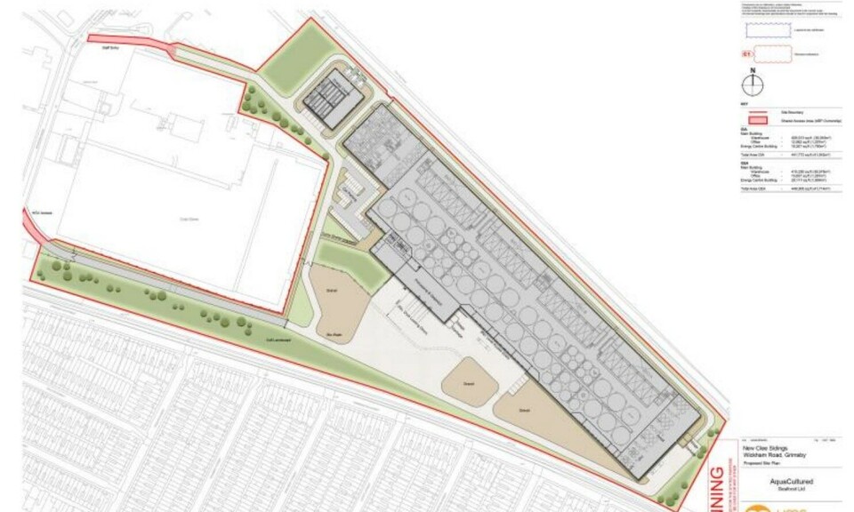 The planned salmon RAS at New Clee would create 80 full-time jobs.