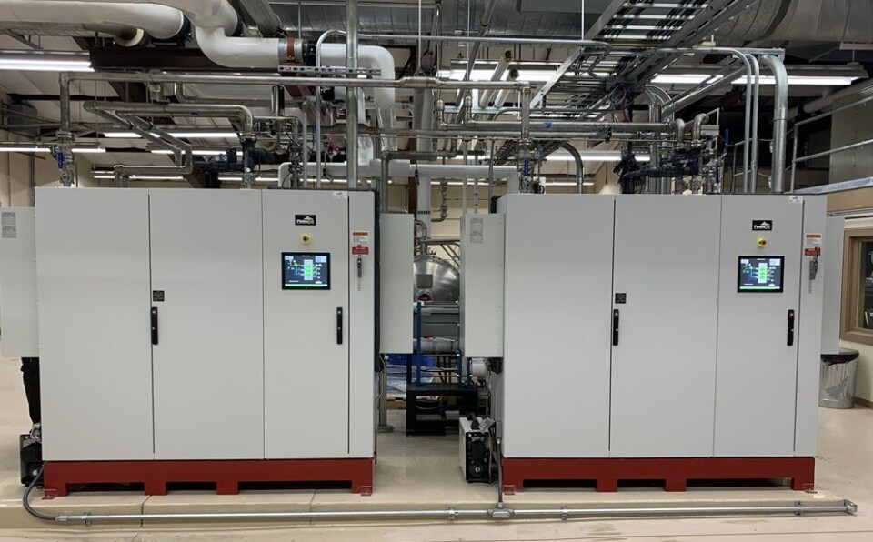 Pinnacle ozone generators, pictured, increase BIO-UV Group’s ozone product capacity to >30 kg/h.