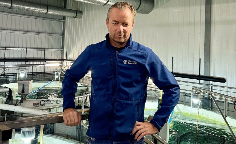 Johan Andreassen, co-founder and chief executive of Atlantic Sapphire.