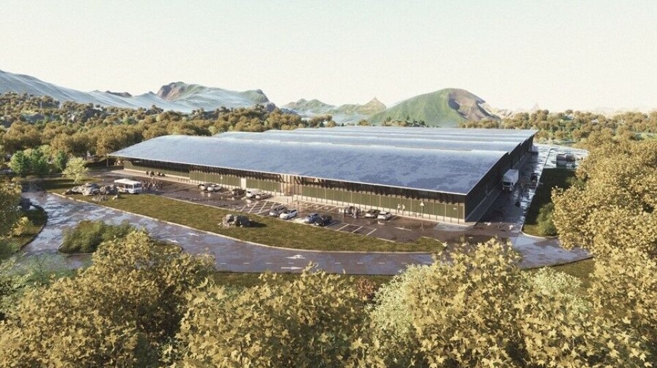 An illustration of the smolt facility in Chile.