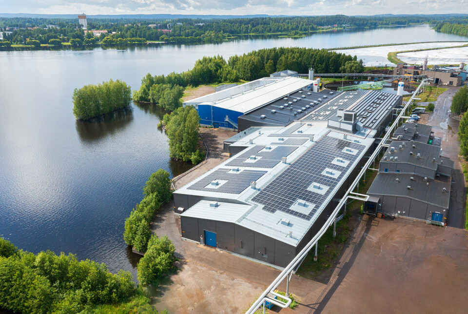 Finnforel's Gigafactory at Varkhaus in Finland, where fish are grown and processed.