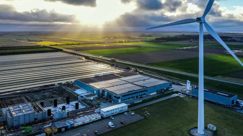 The Kingfish Company's recirculating aquaculture system facility in Zeeland, Netherlands.