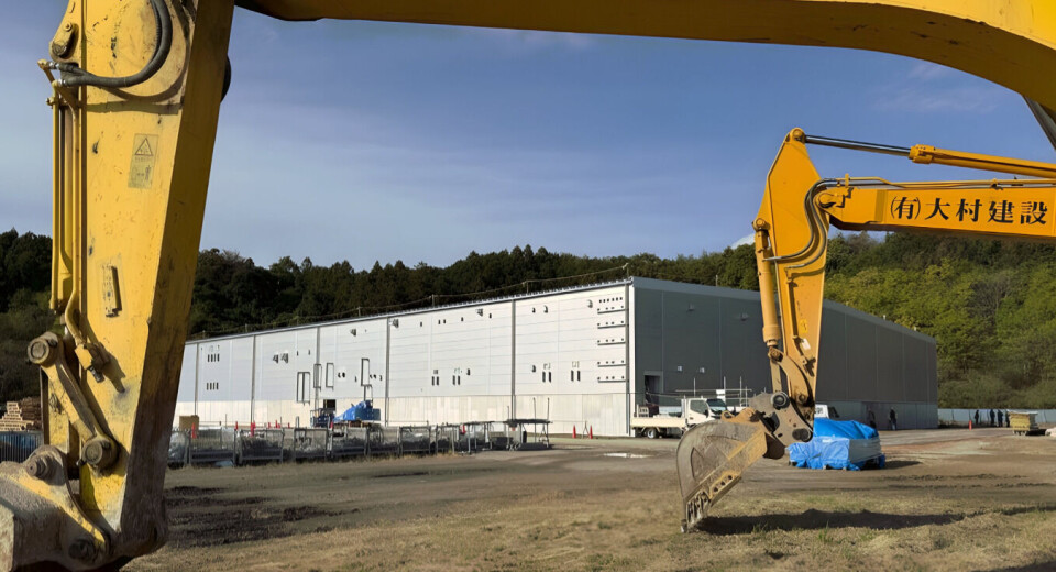 View of the Soul of Japan hatchery from the upcoming post-smolt building site, where construction begins on January 25.