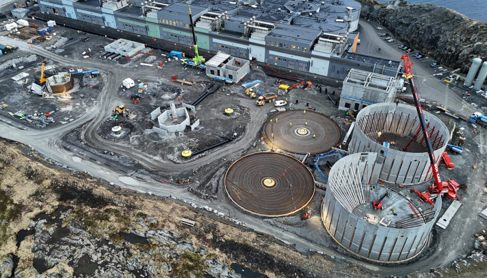 Let's go round again: The first circular tanks of the second phase are being constructed, making progress more obvious. Phase 2 will be similar to Phase 1, but with a greater capacity.