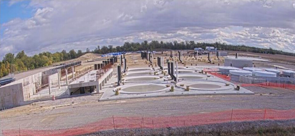AquaBounty's site at Pioneer, Ohio, is estimated to be 30% complete.