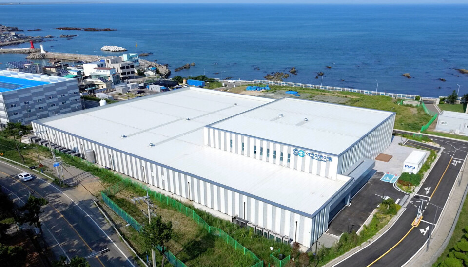 Eco Aquafarms' facility in Busan, South Korea