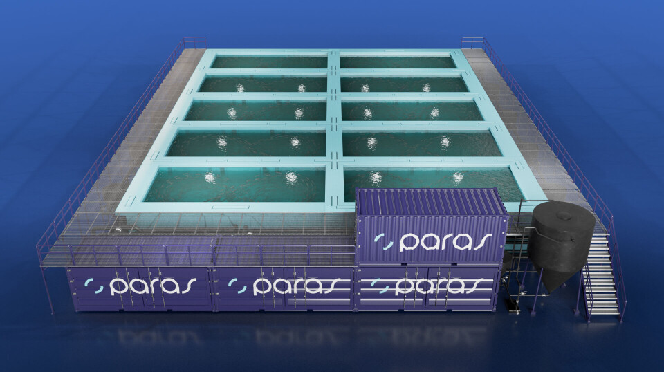Paras Aqua has developed a modular hybrid flow-through plant. Illustration: Paras Aqua