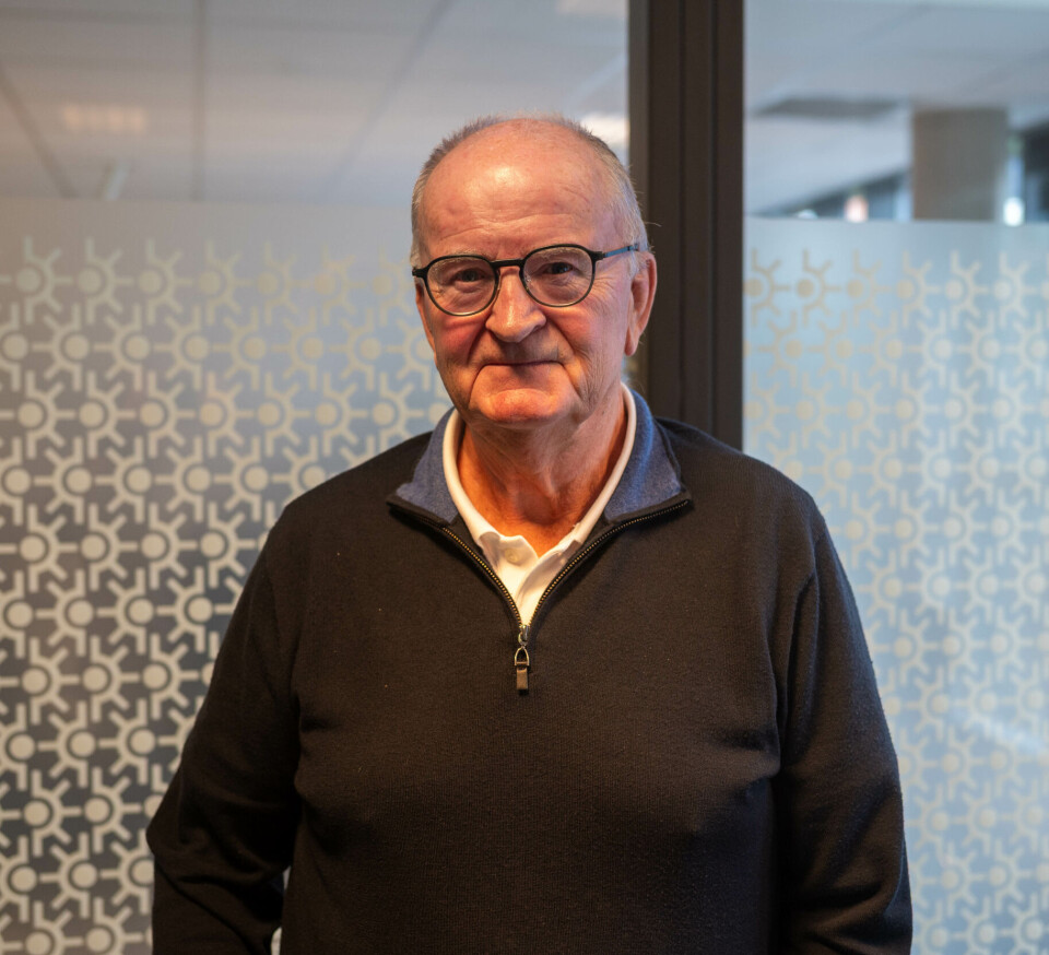 Svein Fürstenberg has run a company for 25 years that has supplied bathroom panels typically used in hotels and ships. Now he wants to use the same coating on tanks for use in the aquaculture industry.