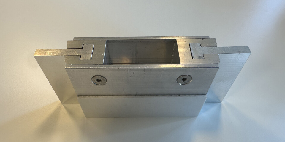 The patented locking mechanism between two elements in the AmfiTop system.