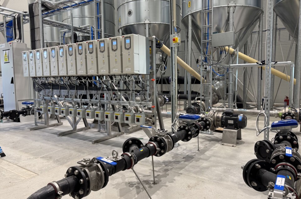 The water feeding system that Smir has installed at Andfjord Salmon allows feeding at different depths, providing the company with increased flexibility in the feeding operation.