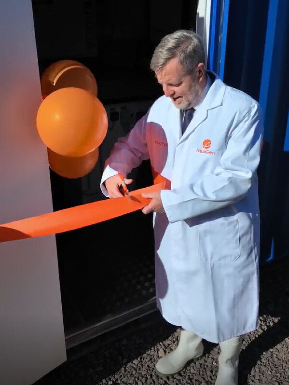 Finlay Carson, MSP, was performed the ribbon-cutting ceremony.